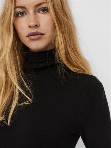 VMGLORY LS ROLLNECK BLOUSE GA NOOS black