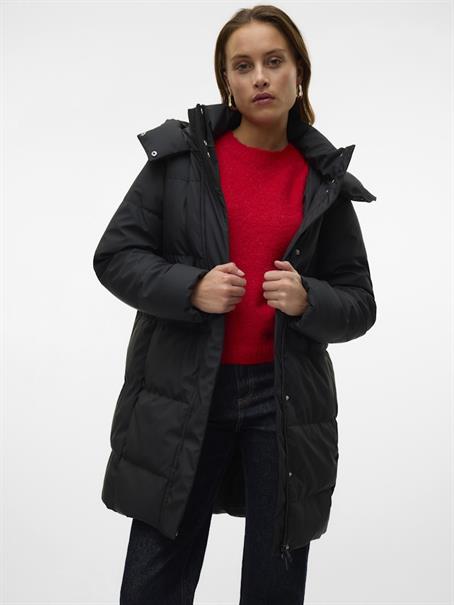 VMGRETAKYLIE COATED COAT NOOS black