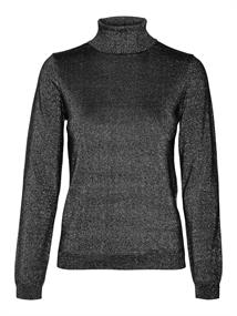 VMHAPPYGLITTER LS ROLLNK PULLOVER BOO LX black