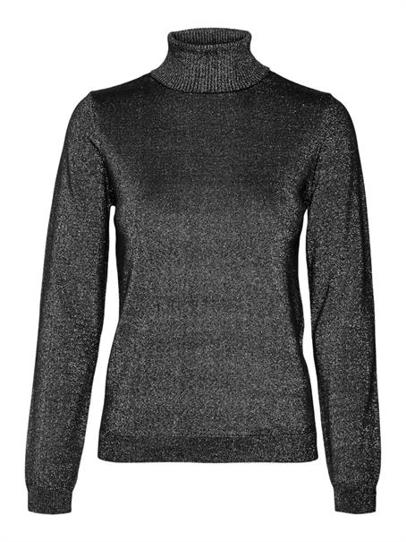 VMHAPPYGLITTER LS ROLLNK PULLOVER BOO LX black