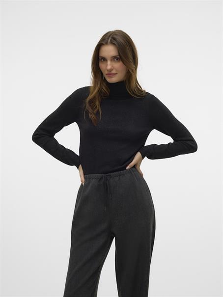 VMHAPPYGLITTER LS ROLLNK PULLOVER BOO LX black