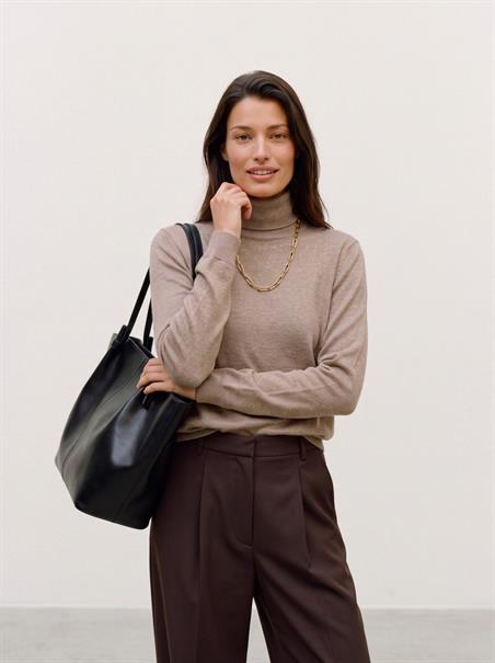 VMHAPPYGLITTER LS ROLLNK PULLOVER BOO LX savannah tan