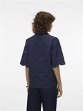 VMHAY 2/4 EMB SHIRT WVN SPE navy blazer