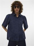 VMHAY 2/4 EMB SHIRT WVN SPE navy blazer