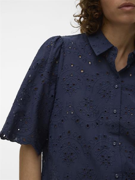 VMHAY 2/4 EMB SHIRT WVN SPE navy blazer