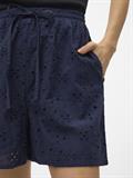 VMHAY HW EMB SHORTS WVN SPE navy blazer
