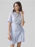 VMHENNA 2/4 O-NECK SHORT DRESS NOOS blue bell