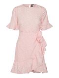 VMHENNA 2/4 O-NECK SHORT DRESS NOOS geranium pink