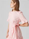 VMHENNA 2/4 O-NECK SHORT DRESS NOOS geranium pink