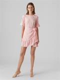 VMHENNA 2/4 O-NECK SHORT DRESS NOOS geranium pink
