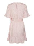 VMHENNA 2/4 O-NECK SHORT DRESS NOOS geranium pink
