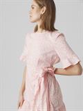 VMHENNA 2/4 O-NECK SHORT DRESS NOOS geranium pink