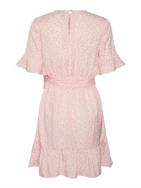 VMHENNA 2/4 O-NECK SHORT DRESS NOOS geranium pink