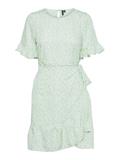 VMHENNA 2/4 O-NECK SHORT DRESS NOOS pastel green