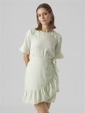 VMHENNA 2/4 O-NECK SHORT DRESS NOOS pastel green