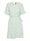 VMHENNA 2/4 O-NECK SHORT DRESS NOOS pastel green