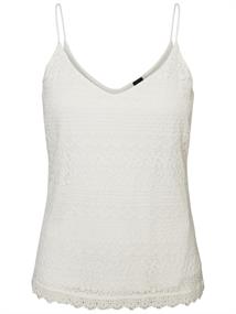 VMHONEY LACE SINGLET WVN BOO snow white