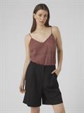 VMHONEY LACE SINGLET WVN GA rose brown