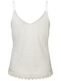VMHONEY LACE SINGLET WVN GA snow white