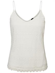 VMHONEY LACE SINGLET WVN GA snow white