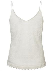 VMHONEY LACE SINGLET WVN GA snow white