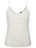 VMHONEY LACE SINGLET WVN GA snow white
