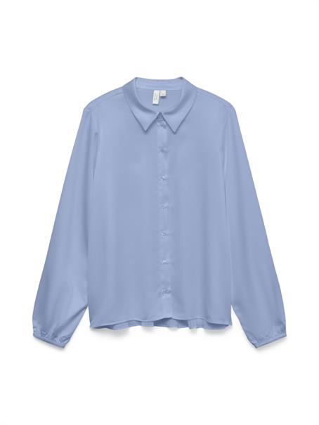 VMIBEA L/S SHIRT WVN BTQ GA brunnera blue