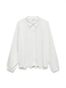 VMIBEA L/S SHIRT WVN BTQ GA cloud dancer
