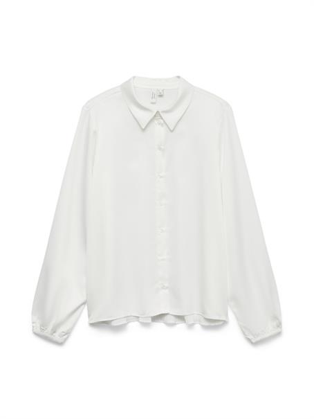 VMIBEA L/S SHIRT WVN BTQ GA cloud dancer