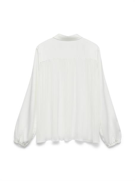 VMIBEA L/S SHIRT WVN BTQ GA cloud dancer