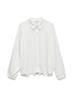 VMIBEA L/S SHIRT WVN BTQ GA cloud dancer