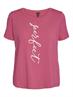 VMIGINA S/S O-NECK T-SHIRT JRS BTQ raspberry sorbet