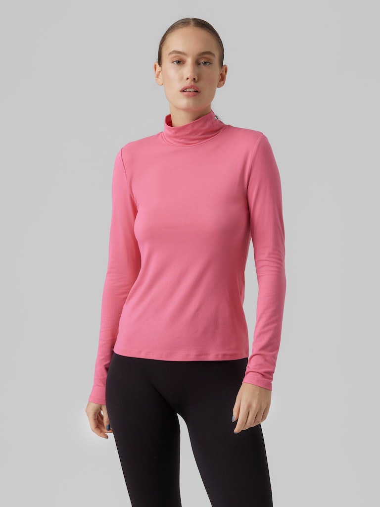 Hot pink high neck top clearance