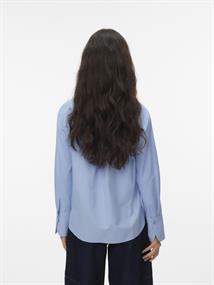 VMINGE L/S SHIRT WVN BTQ brunnera blue