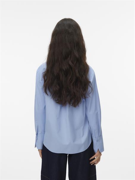 VMINGE L/S SHIRT WVN BTQ brunnera blue