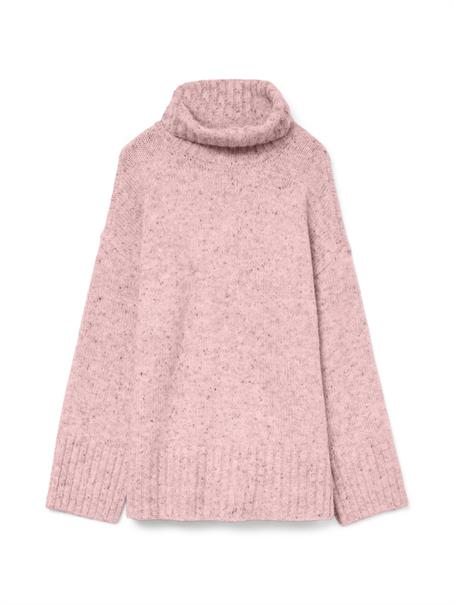 VMINGRID LS ROLL NECK PULLOVER NOOS pink dogwood