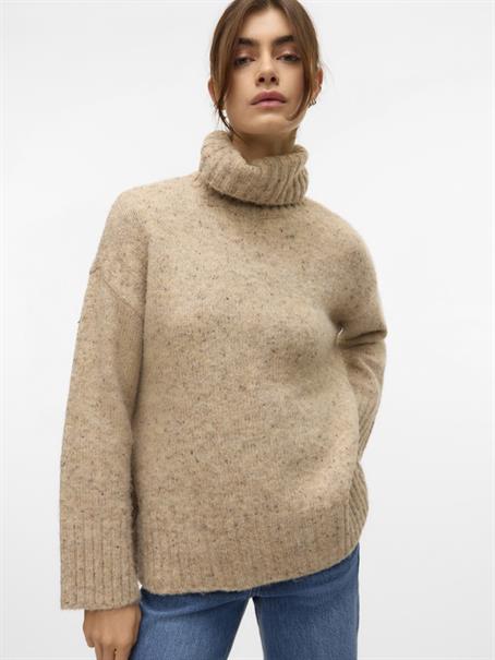 VMINGRID LS ROLL NECK PULLOVER NOOS silver mink