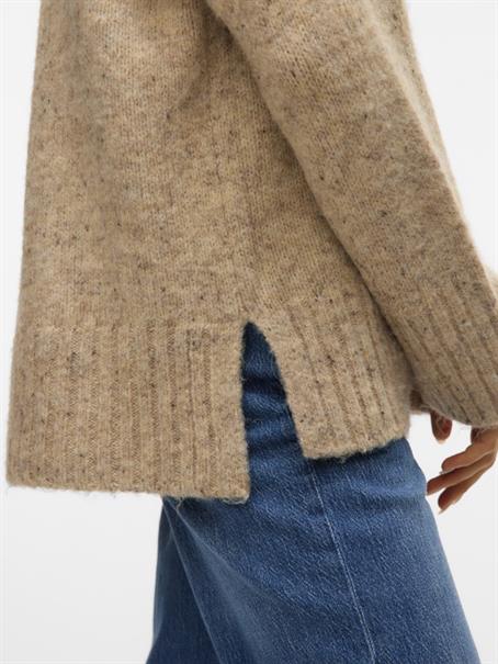 VMINGRID LS ROLL NECK PULLOVER NOOS silver mink