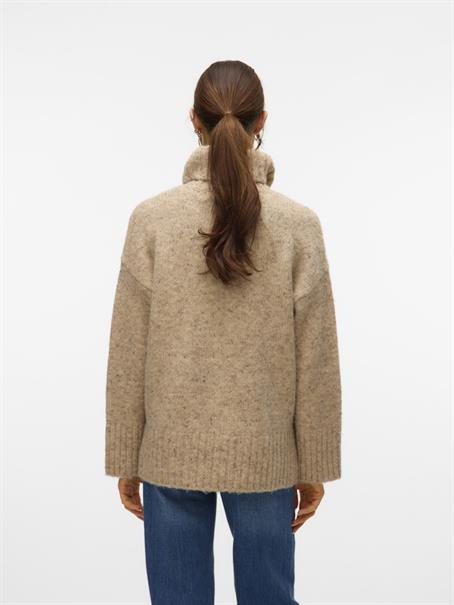 VMINGRID LS ROLL NECK PULLOVER NOOS silver mink