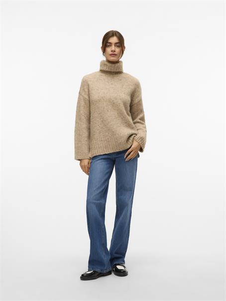VMINGRID LS ROLL NECK PULLOVER NOOS silver mink