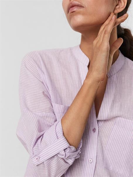 VMISABELL L/S FOLD UP TUNIC NOOS lavendula