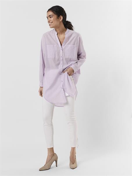 VMISABELL L/S FOLD UP TUNIC NOOS lavendula