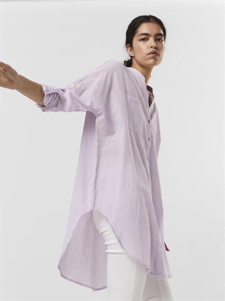 VMISABELL L/S FOLD UP TUNIC NOOS lavendula