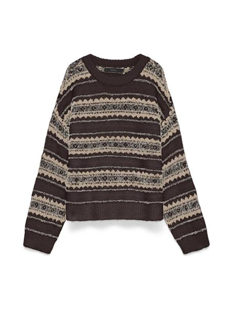 VMISOLA LS O-NECK PULLOVER chocolate torte