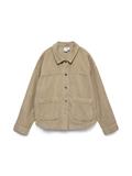 VMJAMIE LS CORDUROY SHACKET MIX NOOS silver mink
