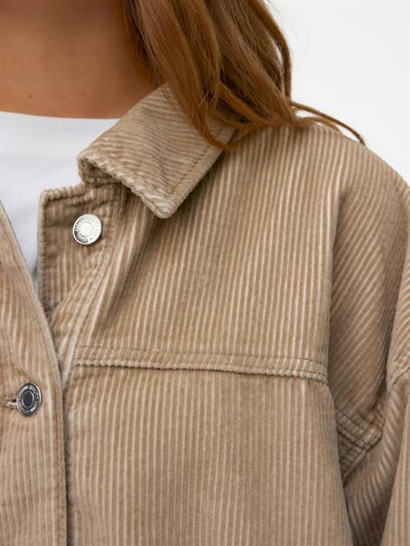 VMJAMIE LS CORDUROY SHACKET MIX NOOS silver mink
