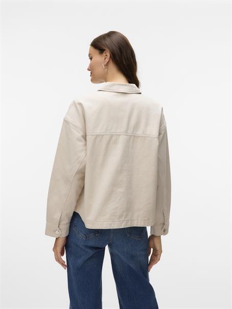 VMJAMIE LS DENIM SHACKET MIX GA NOOS birch