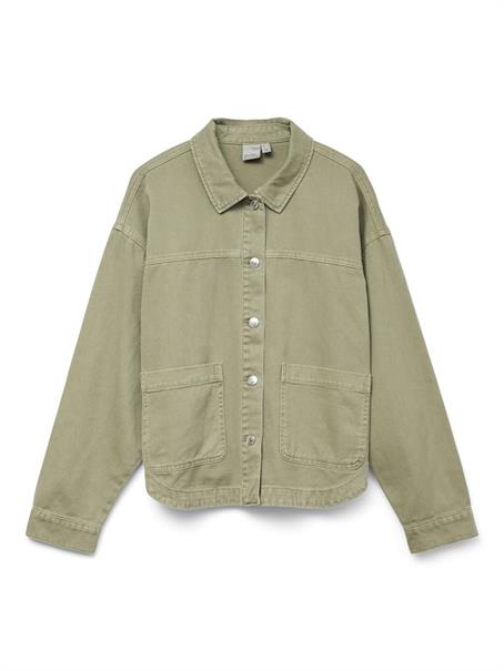 VMJAMIE LS DENIM SHACKET MIX GA NOOS laurel wreath