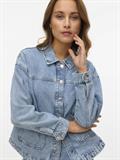 VMJAMIE LS DENIM SHACKET MIX GA NOOS light blue denim