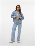VMJAMIE LS DENIM SHACKET MIX GA NOOS light blue denim